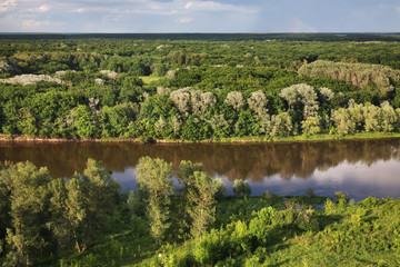 Khopyor river near Novokhopyorsk. Voronezh Oblast. Russia