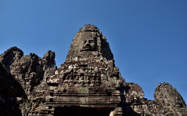 Im Bayon Tempel von Angkor Thom