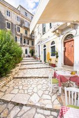 Obraz premium Typical greek taverna