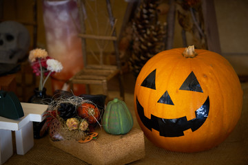 Pumpkin yellow Looks like a demon Halloween Concepts Horror Media Announces Annual Festival of...