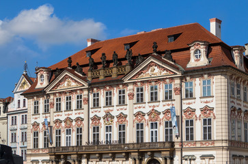 Fototapeta na wymiar Building of Narodni Galerie in Prague