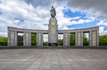 Soviet War Memorial in Tiergarten in central Berlin, Germany