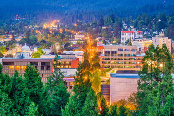 Eugene, Oregon, USA Skyline