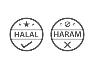 Halal haram icon