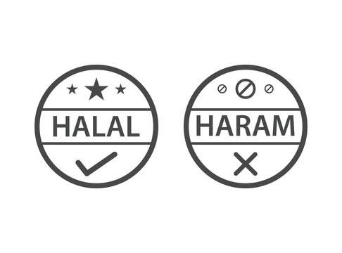 Halal haram icon