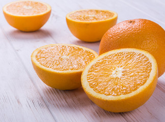 Orange and grapefruit slices