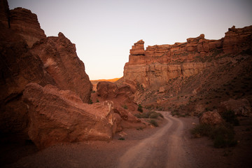 Fototapeta na wymiar Charyn Canyon in Kazakhstan