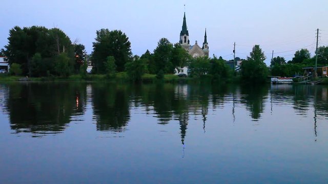 l'&eacute;glise d'Hawkesbury en Ontario