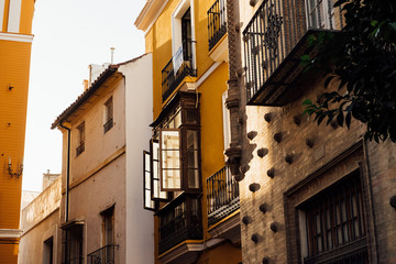 Beautiful buildings in Sevilla, Spain