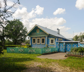 Beautiful small country wooden house