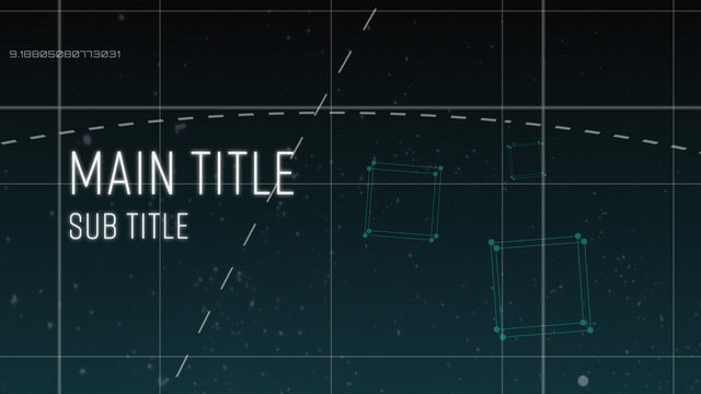 Futuristic Screen Titles