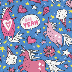 Unicorn Seamless Pattern