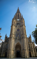 Fototapeta na wymiar San Sebastian Cathedral in Spain