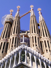Templo Expiatorio de la Sagrada Familia - Barcelona. Catalu&ntilde;a. Espa&ntilde;a. Europa.