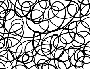 Obraz premium White and black grunge pattern. Background. Brush. Vector.