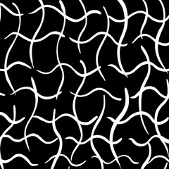 White and black grunge pattern. Background. Brush. Vector.