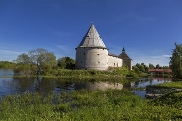 Staraya Ladoga fortress in Staraya Ladoga village, Leningrad region, Russia