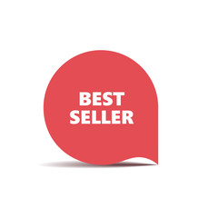 Red round sticker. Best seller