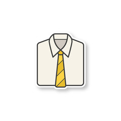 Shirt and tie patch