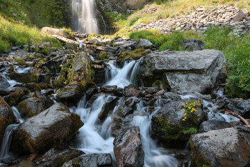 Plaikni Falls cascades, Crater Lake National Park, Oregon