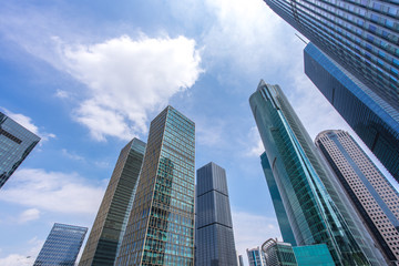 modern office building in urban