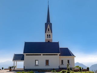 Fototapeta na wymiar The Little Alpine Church