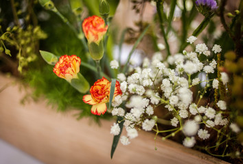 Flower Decoration on the Table