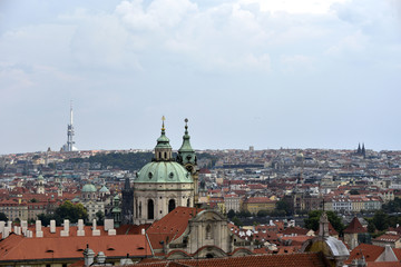Fototapeta na wymiar Prague (vue panoramique)