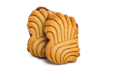 butter cookies isolated