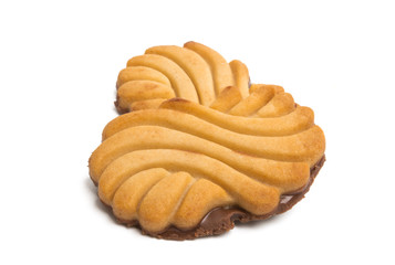 butter cookies isolated