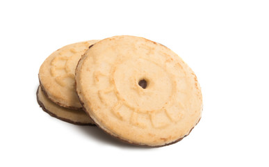 butter cookies isolated