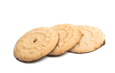 butter cookies isolated