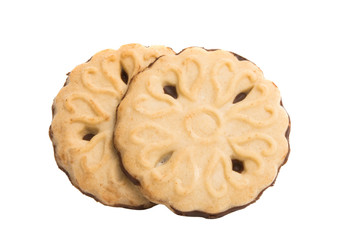 butter cookies isolated