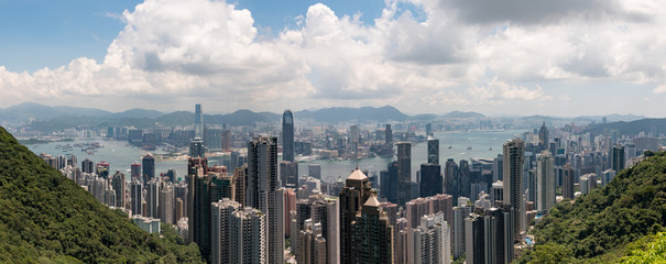 Hong Kong Island Overview Victoria Peak 