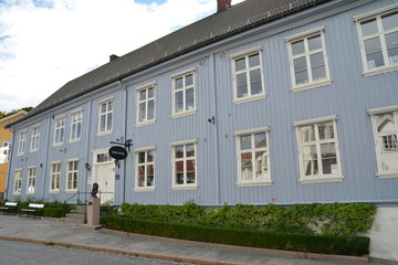 Fototapeta na wymiar Bibliothek in Drøbak, Norwegen