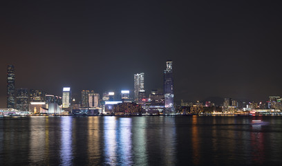 Fototapeta na wymiar Kowloon at Night