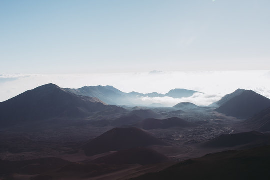 Misty mountains of Maui