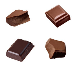 chocolate piece sweet food dessert falling