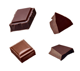 chocolate piece sweet food dessert falling