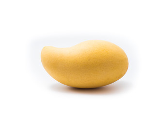 Isolated mango on white background.