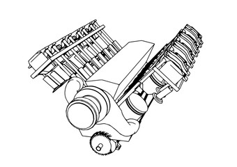vector outline engine