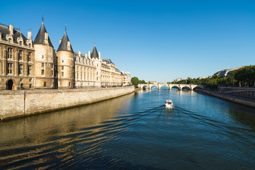 River Seine Cityscape in Paris