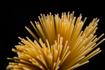 Fanned spaghetti