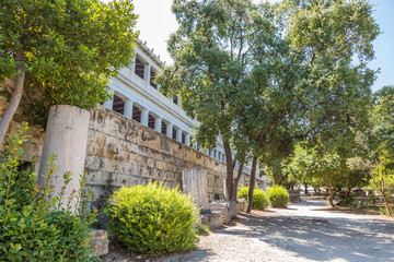 Portique d'Attale, Agora antique à Athènes