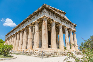 Obraz premium Temple d'Héphaïstos, Agora antique à Athènes