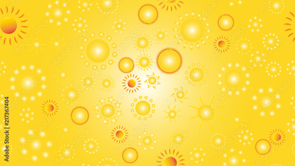 Poster the texture of the pattern is seamless from a multitude of warm bright cheerful variegated beautiful