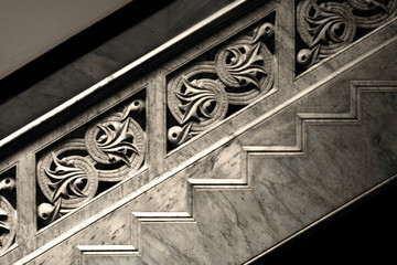Cincinnati City Hall detailed staircase