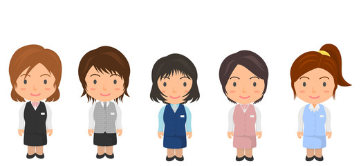 OL　会社員　女性
