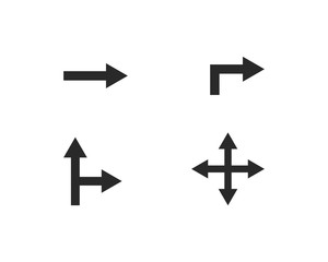 Arrow icon set vector illustration