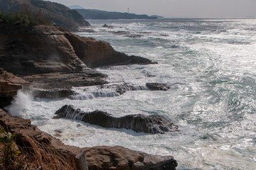 日本海の波　島根県